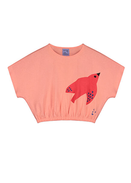 Melbourne Peach Girls Organic Cotton T-Shirt