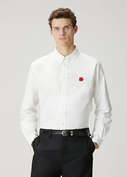 Boke Flower White Shirt