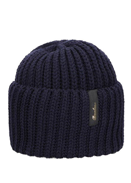 Lacivert Erkek Yün Bere