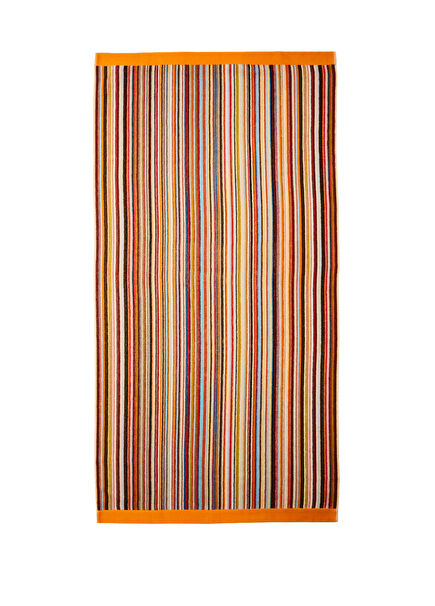 Multicolored Striped Beach Towel