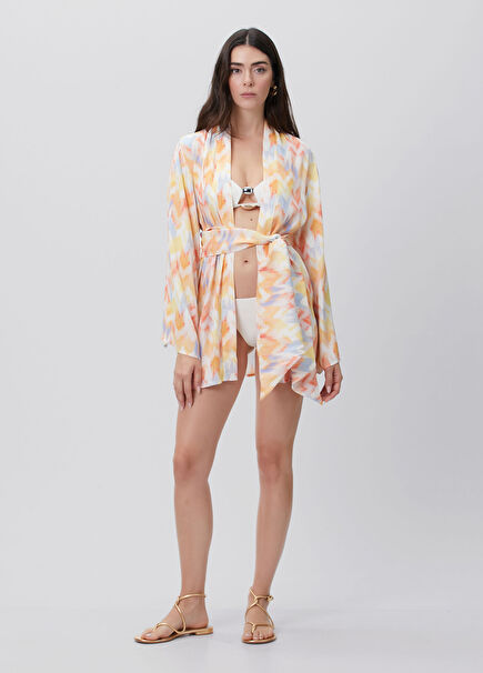 Soleil Çok Renkli Kimono