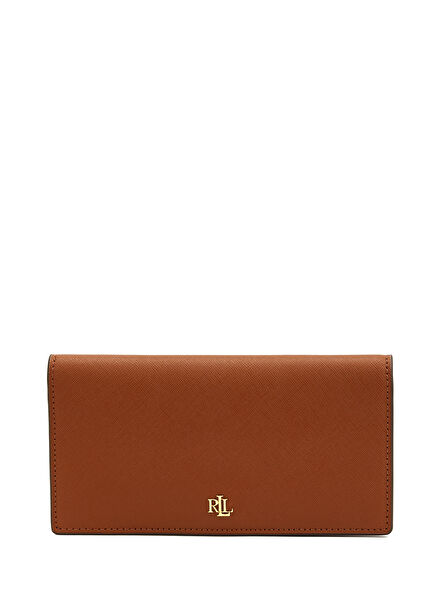 Tan Logo Women's Leather Wallet