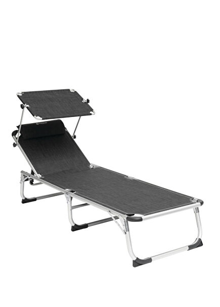 Victoria Ultra Comfortable Sunshade Aluminum Folding Lounge Chair