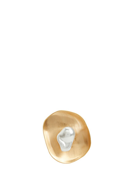Marzia Gold İnci Detaylı Kadın Küpe
