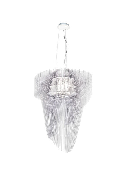Aria Transparent Large Size Led Pendant Chandelier