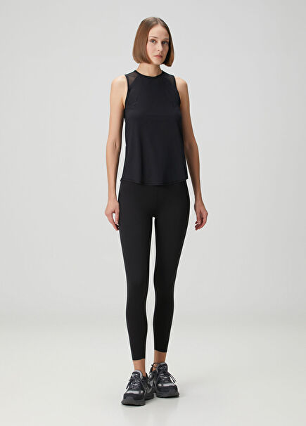 Glow Up Super High Rise Siyah Tayt 25"