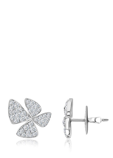 Crux Diamond Women's Gold Earrings