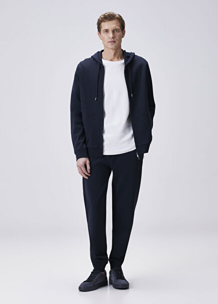 Lacivert Beli Kordonlu Jogger Eşofman Altı