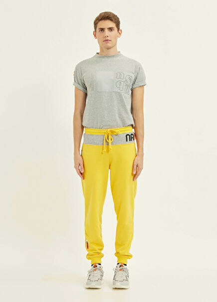 Rebu Jogger Sarı Unisex Eşofman Altı