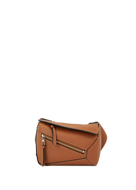 Mini Puzzle Kahverengi Erkek Deri Çanta