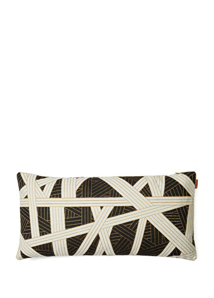 Indoor Siyah Beyaz Dekoratif Yastık