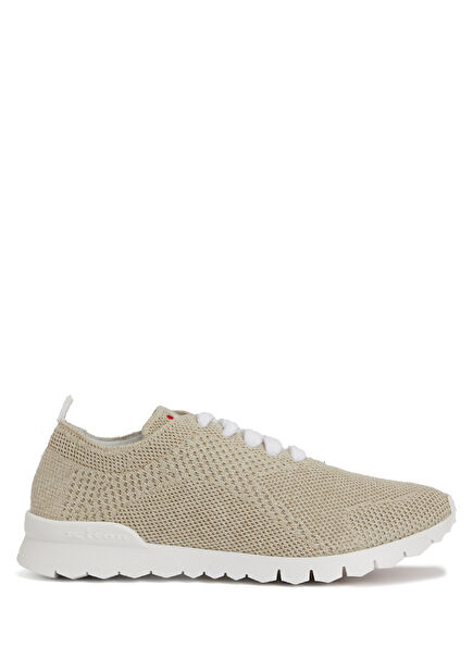 Beige Women's Cashmere Sneakers