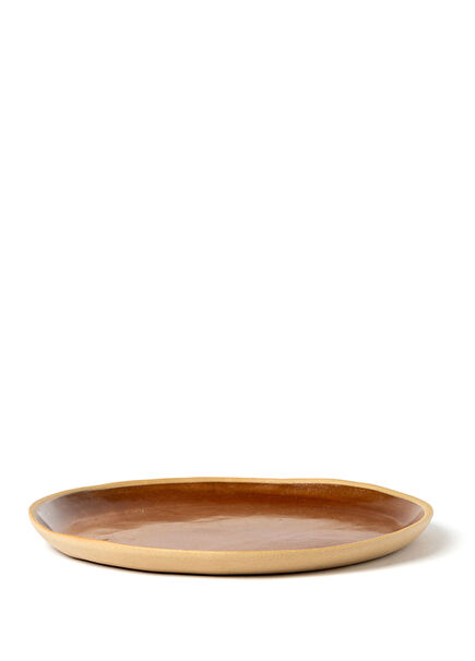 Mocha Stoneware Starter Plate 21.5 cm