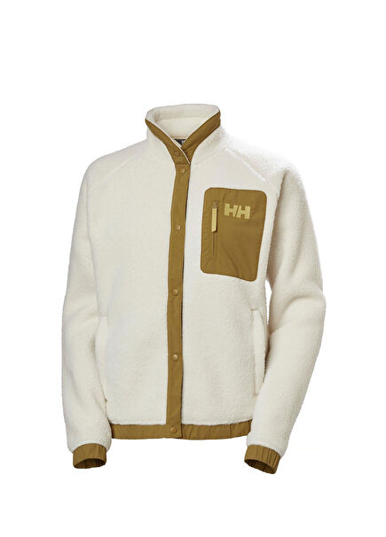 W Imperıal Pile Snap Cream Kadın Sweatshirt