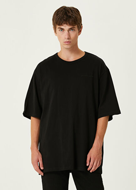 Black Logo Printed T-shirt