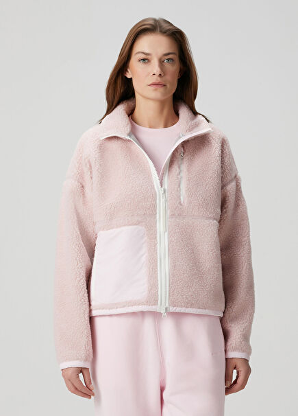 Simcoe Açık Pembe Polar Ceket