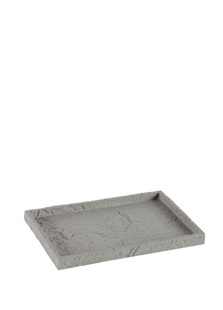 Terra Grey Bathroom Organizer Tray
