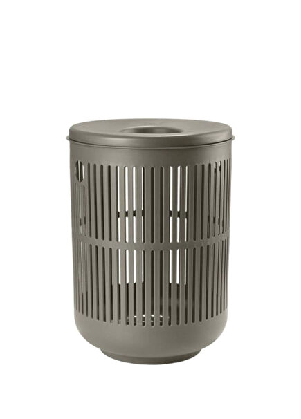 Ume Taupe Plastik Çamaşır Sepeti 60 Lt