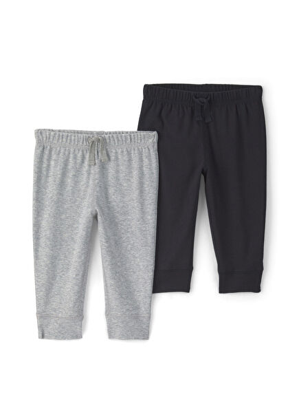 Renkli Unisex Bebek 2'li Pantolon Set