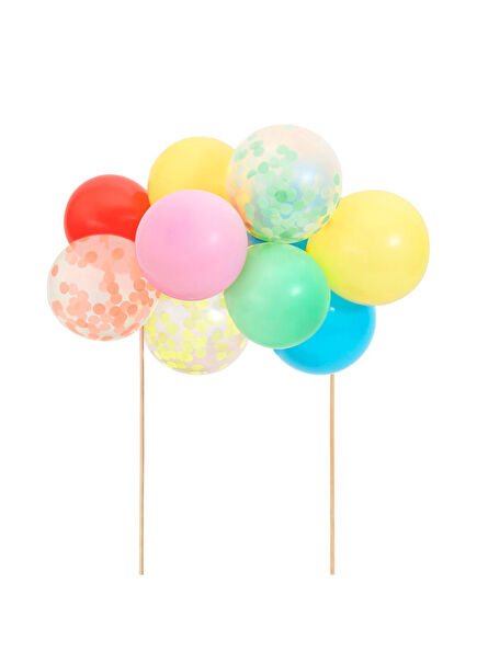 Colorful Balloons Cake Decoration