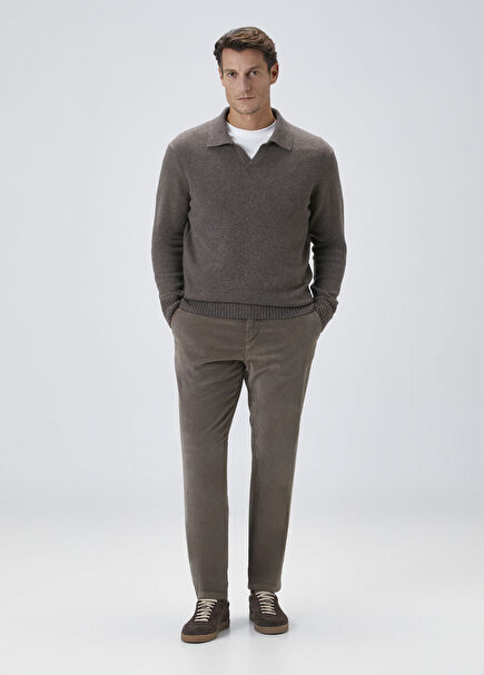 Vizon Kadife Spor Pantolon