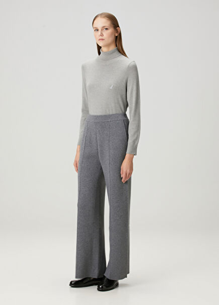 Dion Grey Cashmere Knitwear Trousers