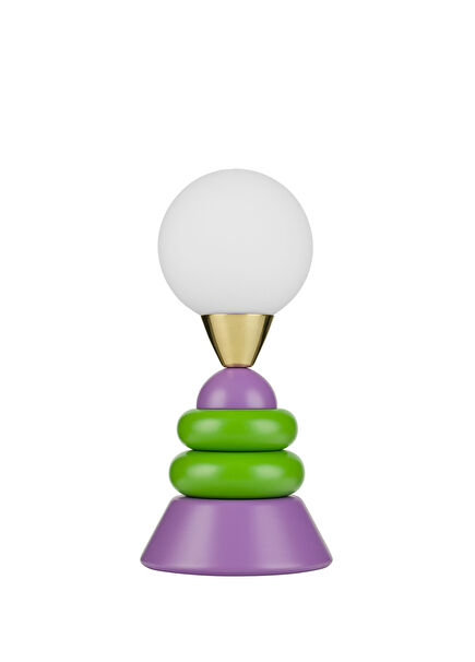 Little Lollies Lila Yeşil Masa Lambası