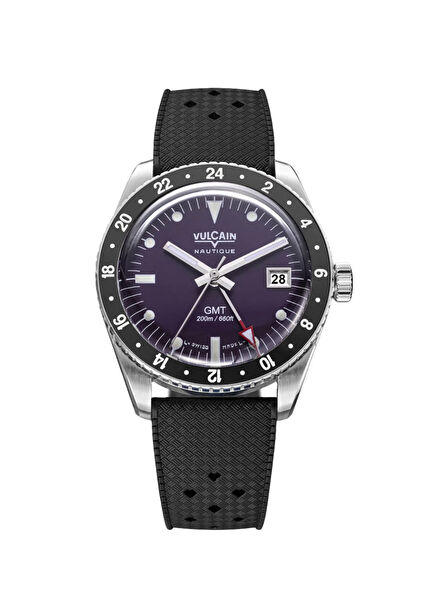 Skindiver Nautique GMT Purple BAR200 Siyah Erkek Kol Saati