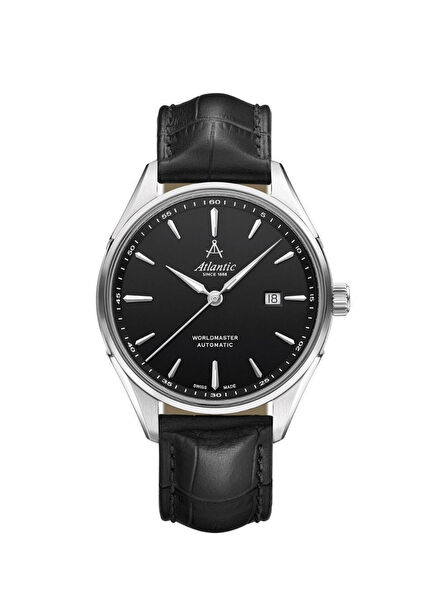 52759.41.61S Siyah Deri Erkek Kol Saati