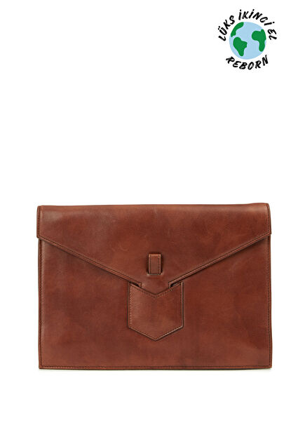 Saint laurent leather hand portfolio