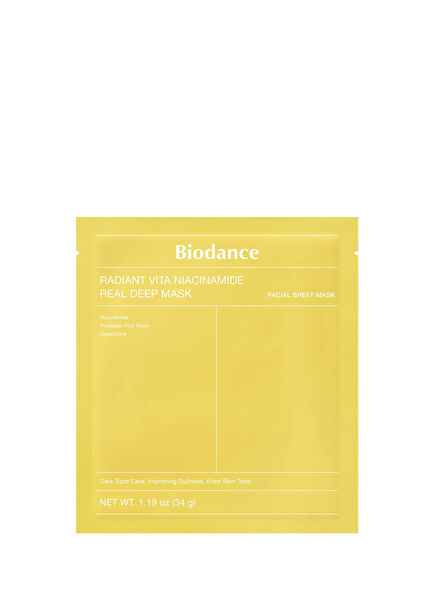 Radiant Vita Niacinamide Real Deep Mask Aydınlatıcı Yüz Maskesi