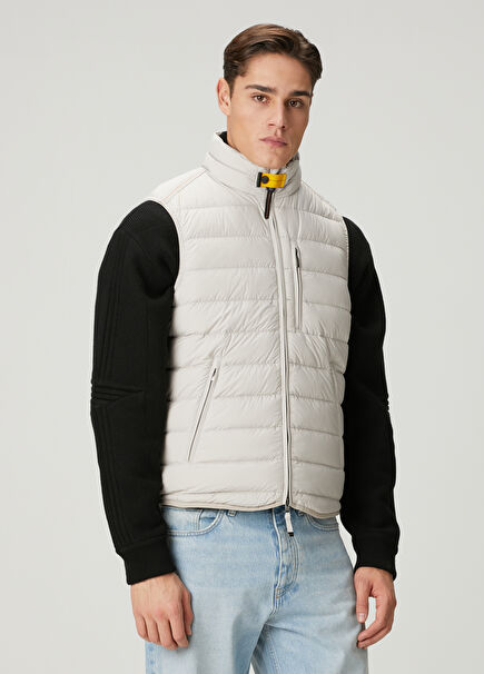 Perfect Ecru Puff Vest