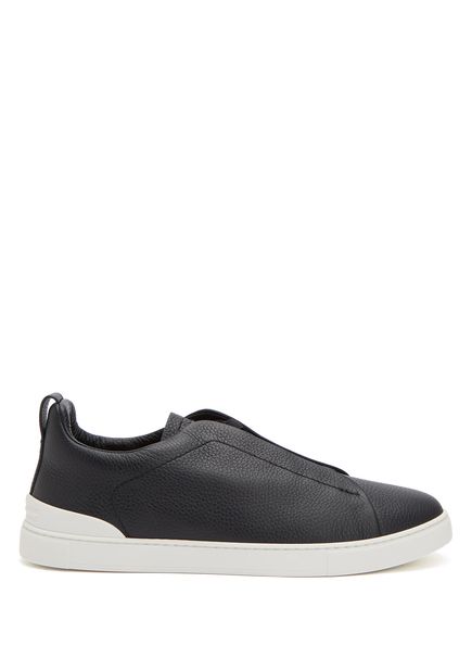 Triple Stitch Men's Leather Sneakers