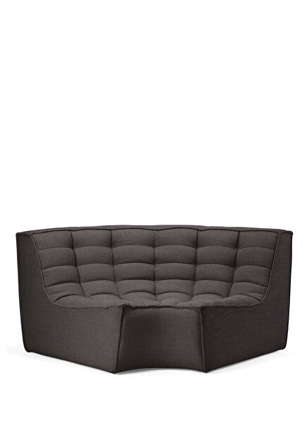 N701 Round Dark Grey Corner Module