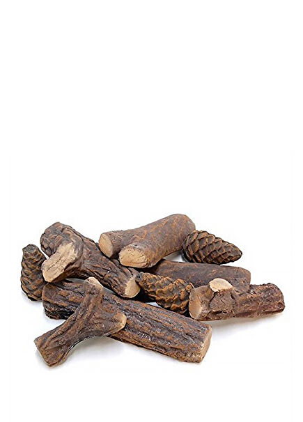 Ceramic 9-Piece Log Set