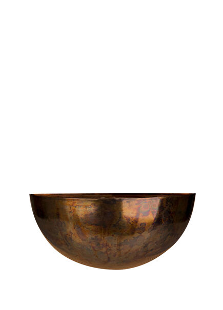 Bent M Metal Bronz Askılı Kase
