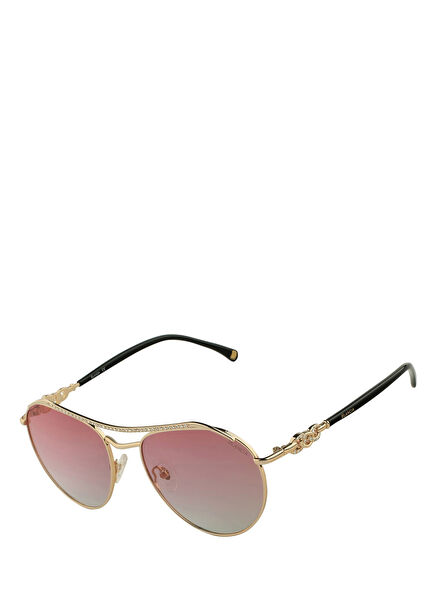 Bc 1117 C 3 Altın Rengi Metal Kadın Güneş Gözlüğü
