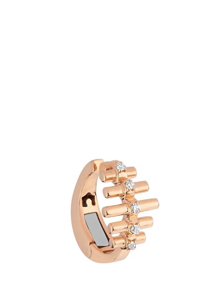 Mondrian Kadın Altın Kıkırdak Küpesi