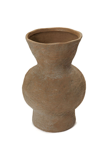 Kahverengi Taş Vazo