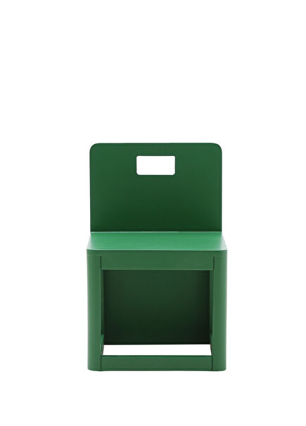 Rectangle Tubi Chair Yeşil Çalışma Sandalyesi 