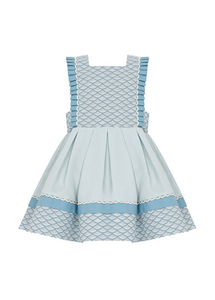 Sunbluen Mavi Kız Çocuk Elbise