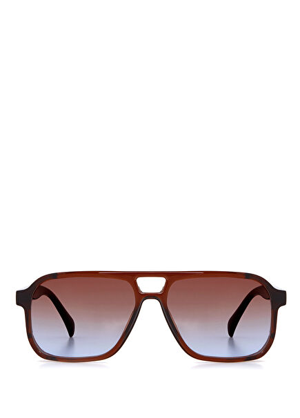 Indoor Rust Light Brown Unisex Sunglasses