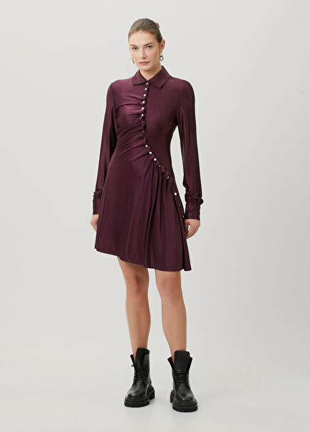 Robe Mor Mini Elbise