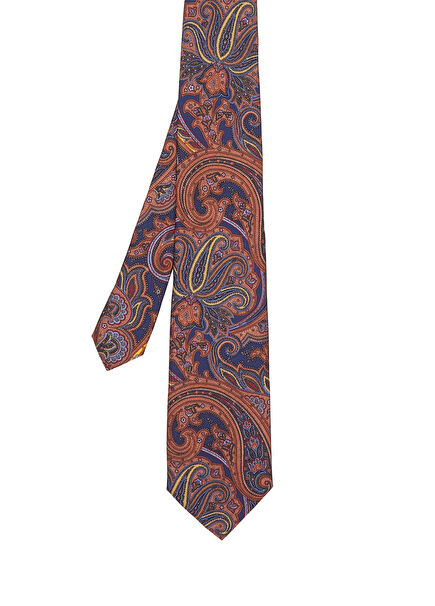 Navy Blue Silk Tie