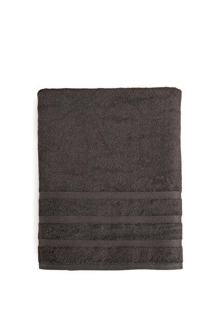 Lauro Antrasit Pamuk Bambu Banyo Havlusu 85 x 150 cm