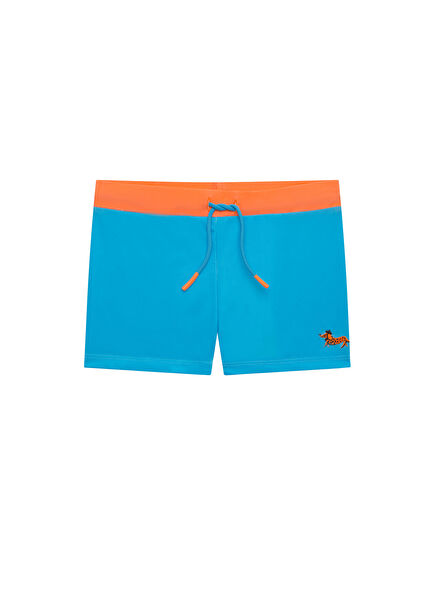 BLUE STITCHED SWIMSUIT