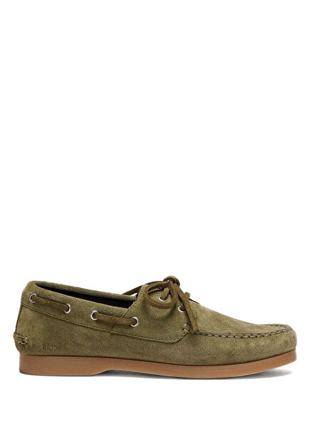 Khaki Suede Loafer