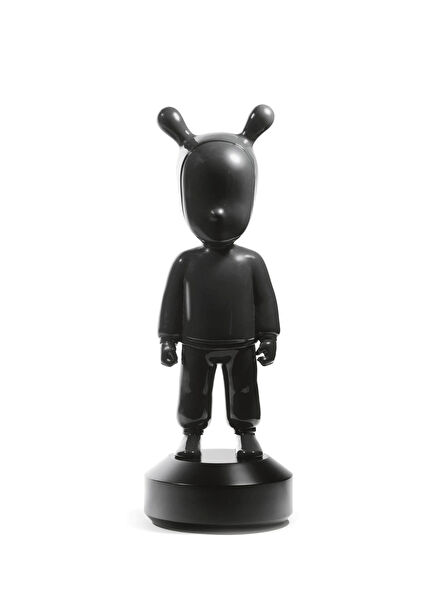 The Black Guest Big Black Porcelain Statue