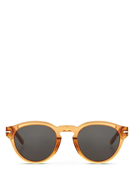 CR 80012 C4 Asetat Şeffaf Turuncu Erkek Güneş Gözlüğü