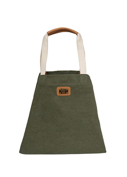 Sole Tote Sage Yeşil Kanvas Kadın El Çantası